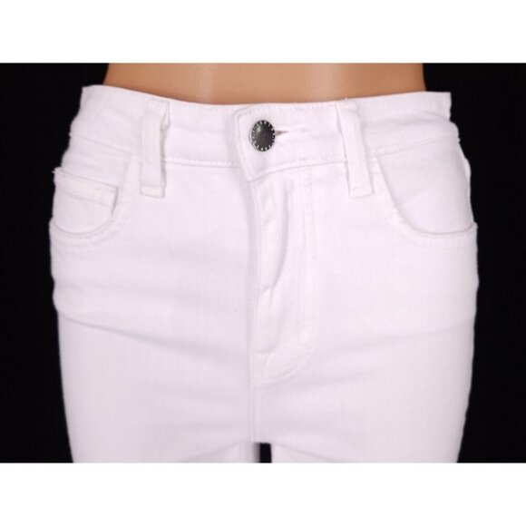 L'AGENCE High Line Jeans Size 25 Womens Blanc Destruct $435 - Picture 3 of 13